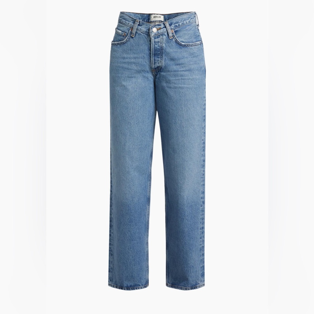 Agolde V-Waist Baggy Straight Jeans